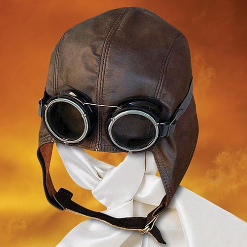 Leather Flying Cap